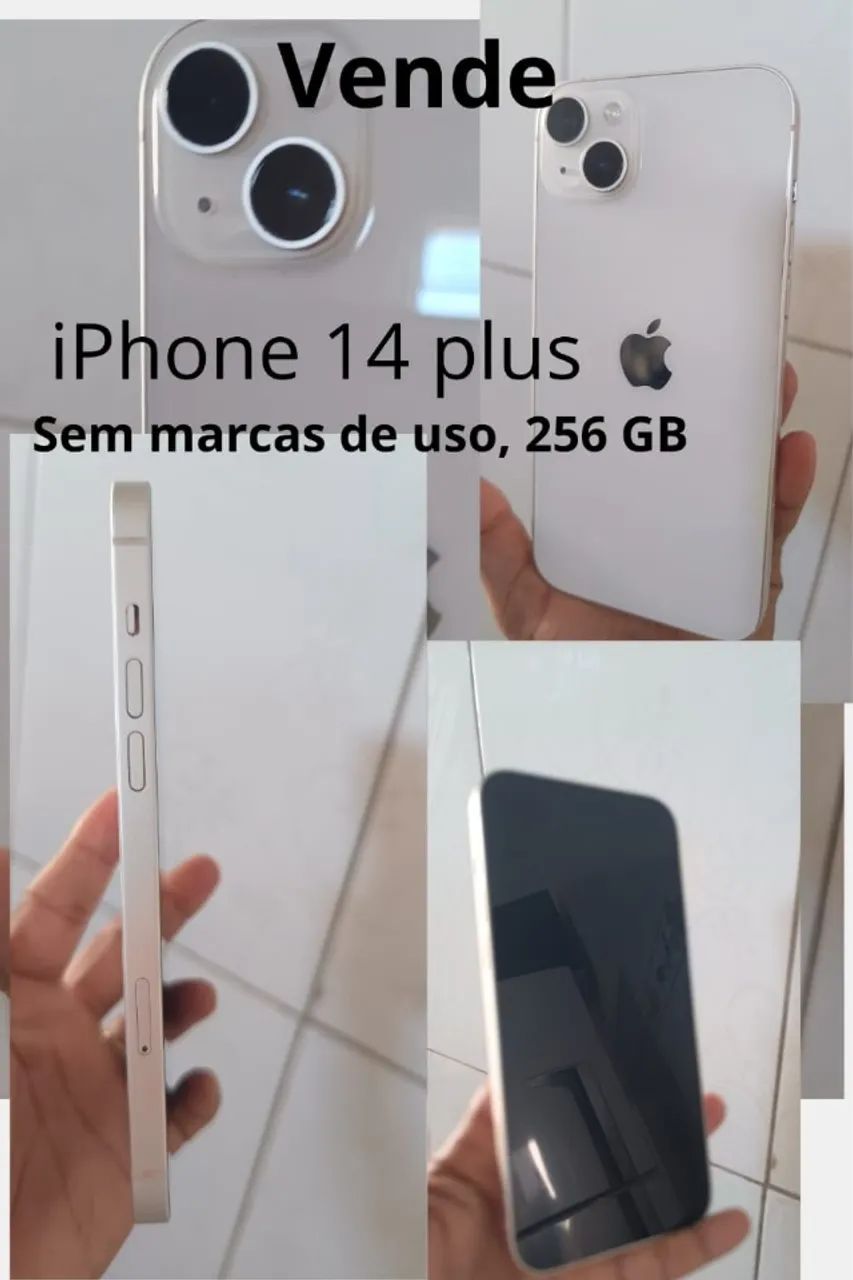 Iphone 14 Plus 256GB sem marcas de uso - Celulares e Smartphones