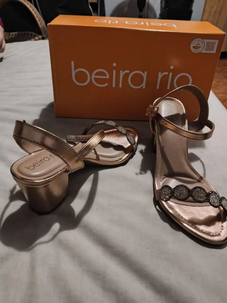 Sandália 38 rosé nova beira rio 