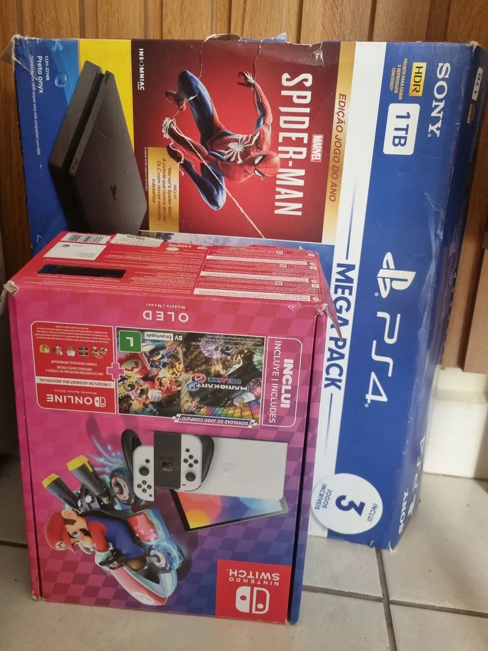Nintendo switch oled+Ps4 1tb - Consoles de Vídeo Game - Jardim
