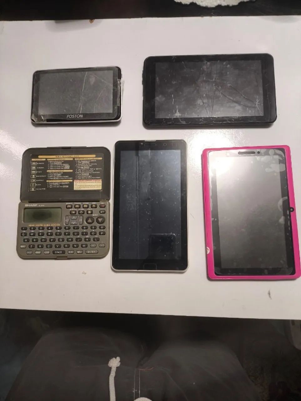 Lotes de tablets e Gps antigo alguns ligando