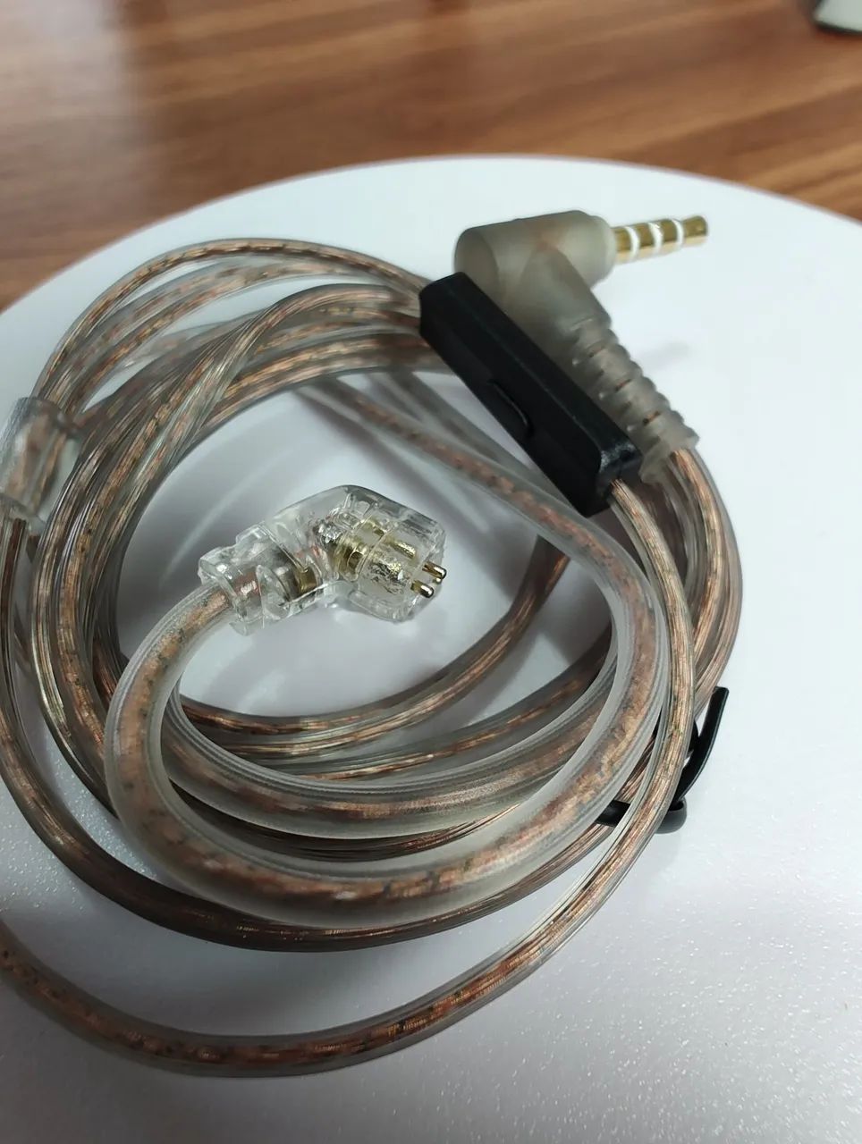 Cabo KZ com Microfone para Fone de Ouvido com Conector 2 Pinos - Foto 2