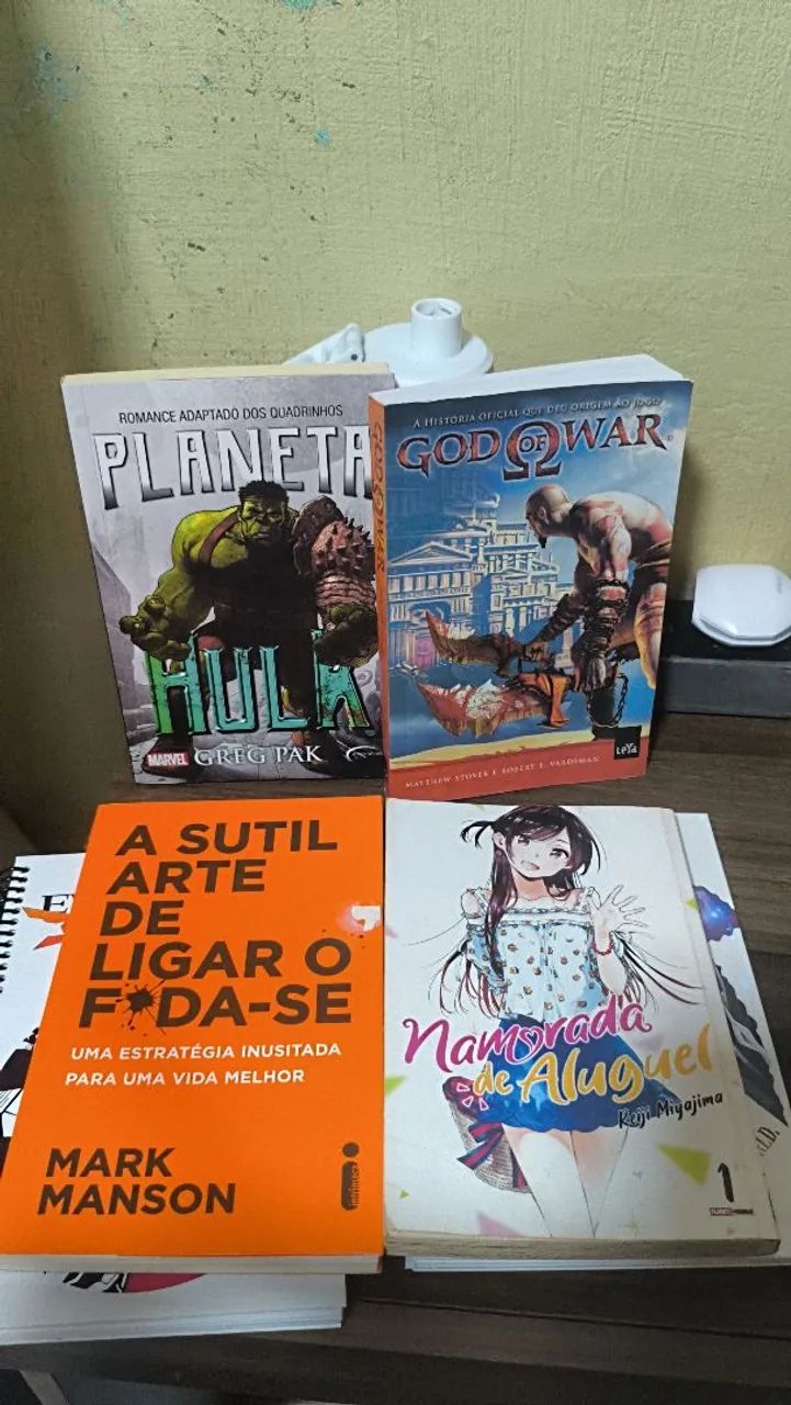 Mangás e livros