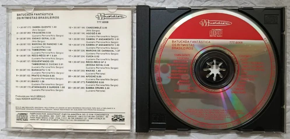 CD Batucada fantástica - Os ritmistas brasileiros - Foto 3