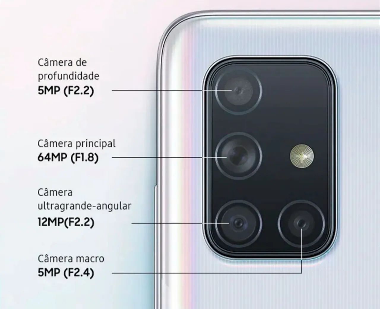 Celular Samsung A71 seminovo  - Foto 3