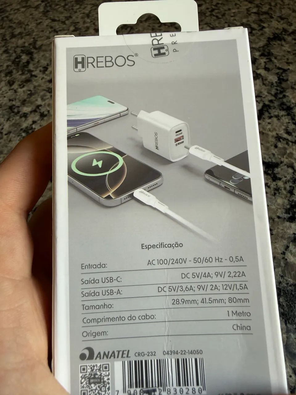 Cabo original Hrebos-Turbo 20W - Foto 2