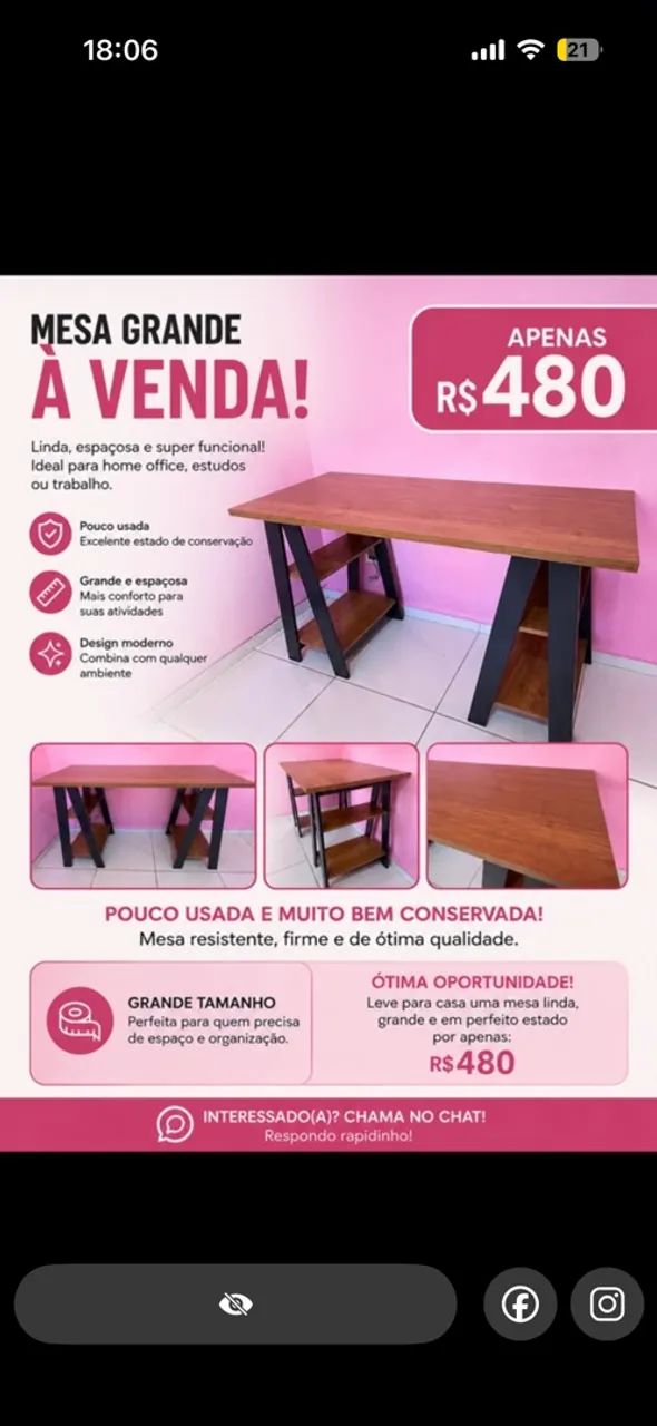 Mesa de escritório