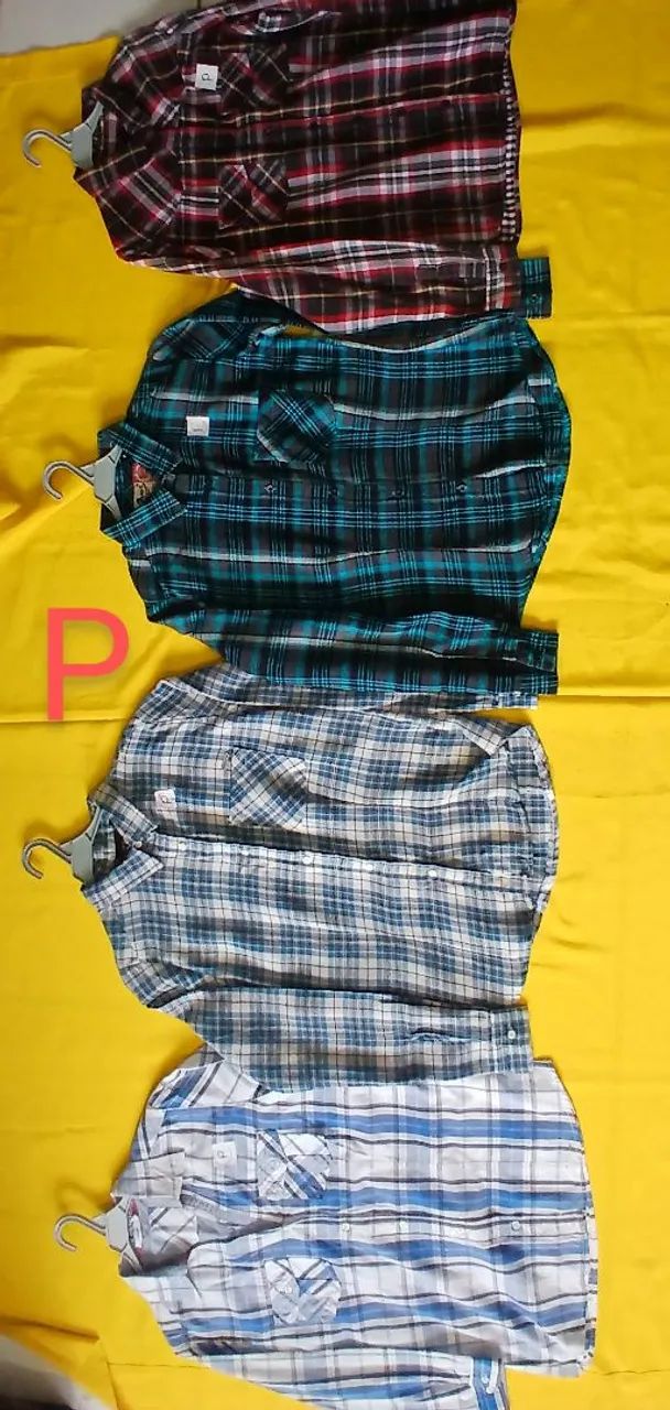 Camisas xadrez femininas P e M - Foto 4