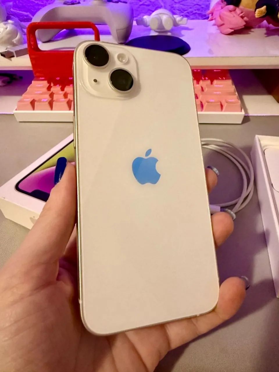 Celular iPhone 14 Starlight 128gb - Celulares e Smartphones
