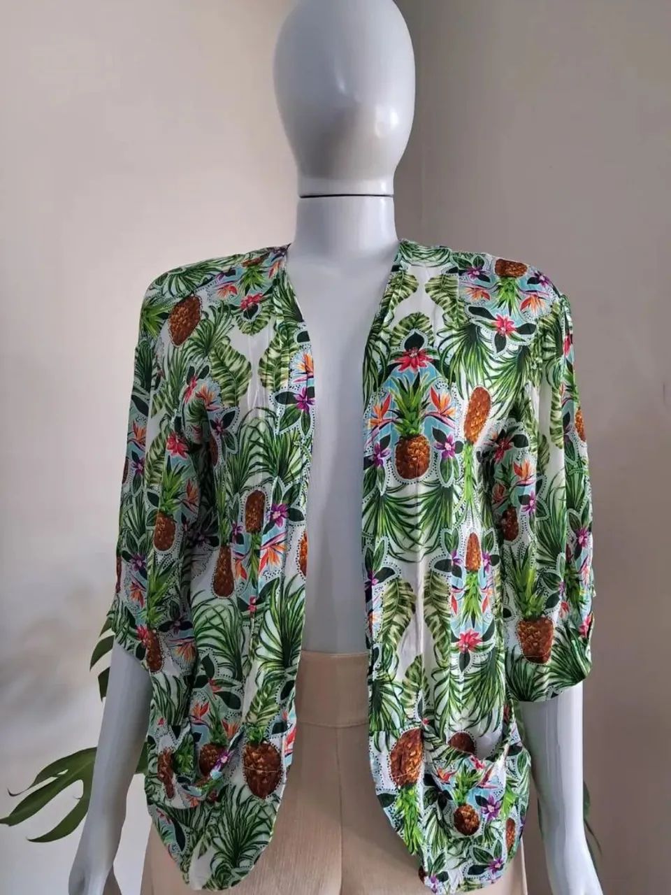 Kimono aberto BLUESTELL em viscose 