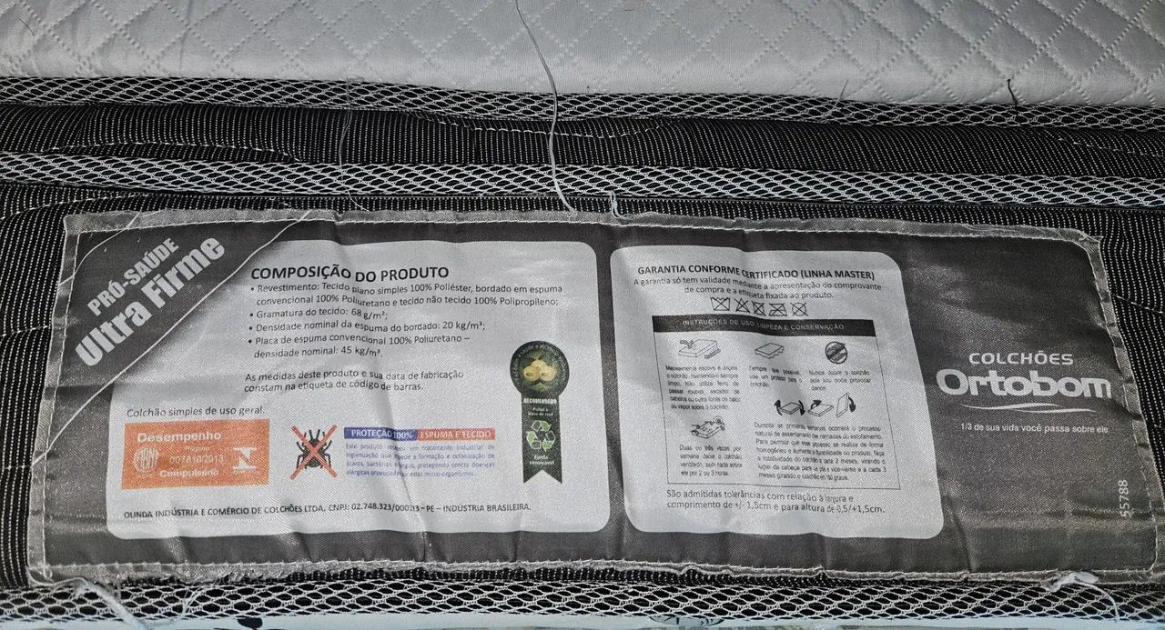 Cama box casal com colchão Ortobom  - Foto 3
