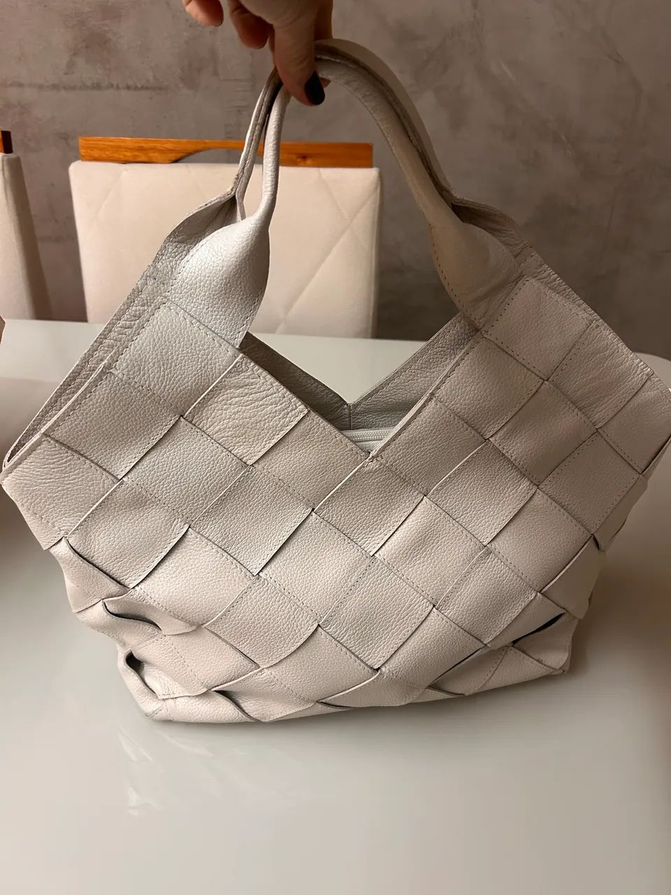 Bolsa couro legítimo Constança 