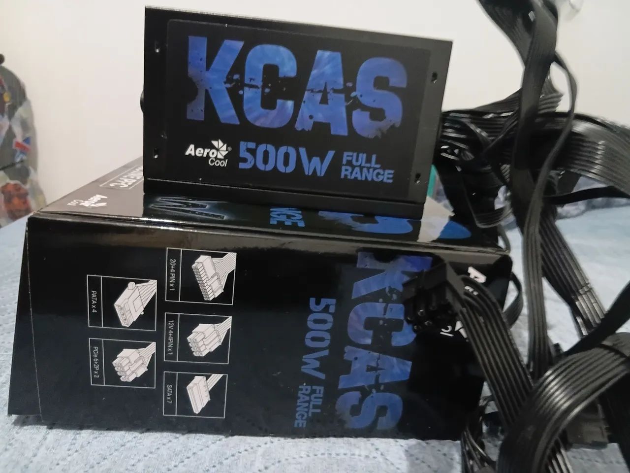 Fonte Kcas 500W selo 80 plus bronze  - Foto 5