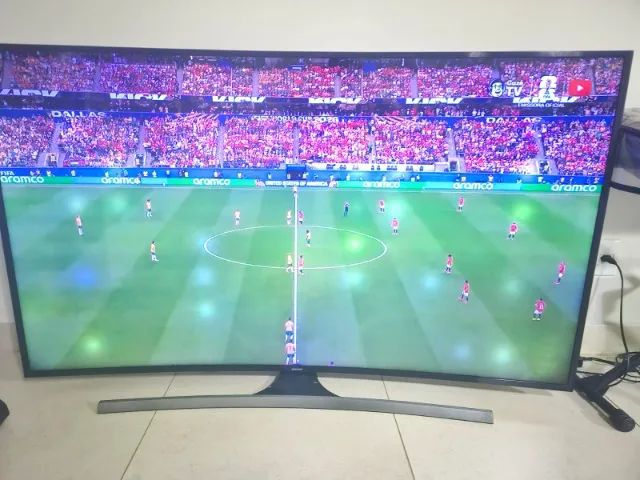 Smart TV Samsung Tela Curvada 65'' (Usada) - Foto 4