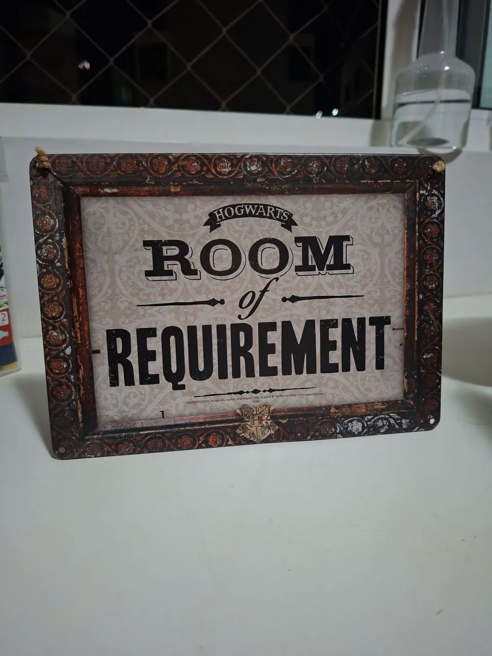 Placa Harry Potter original 
