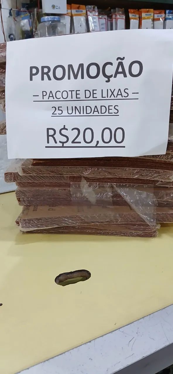 Kit de lixas para madeira / Massa - Bosch com 25 unidades 