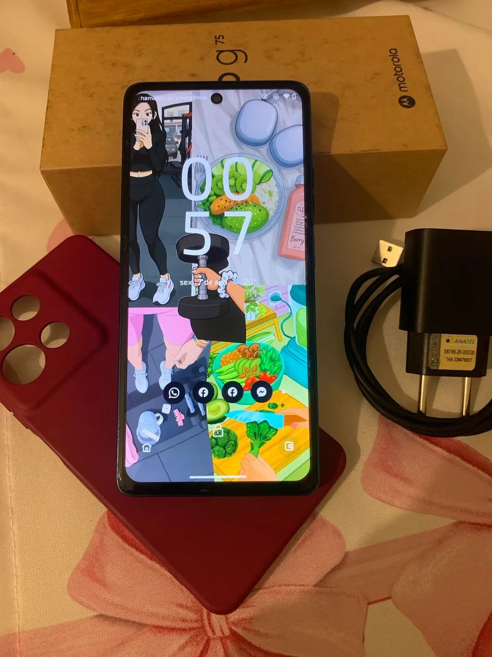 Vendo moto g 75 256gb