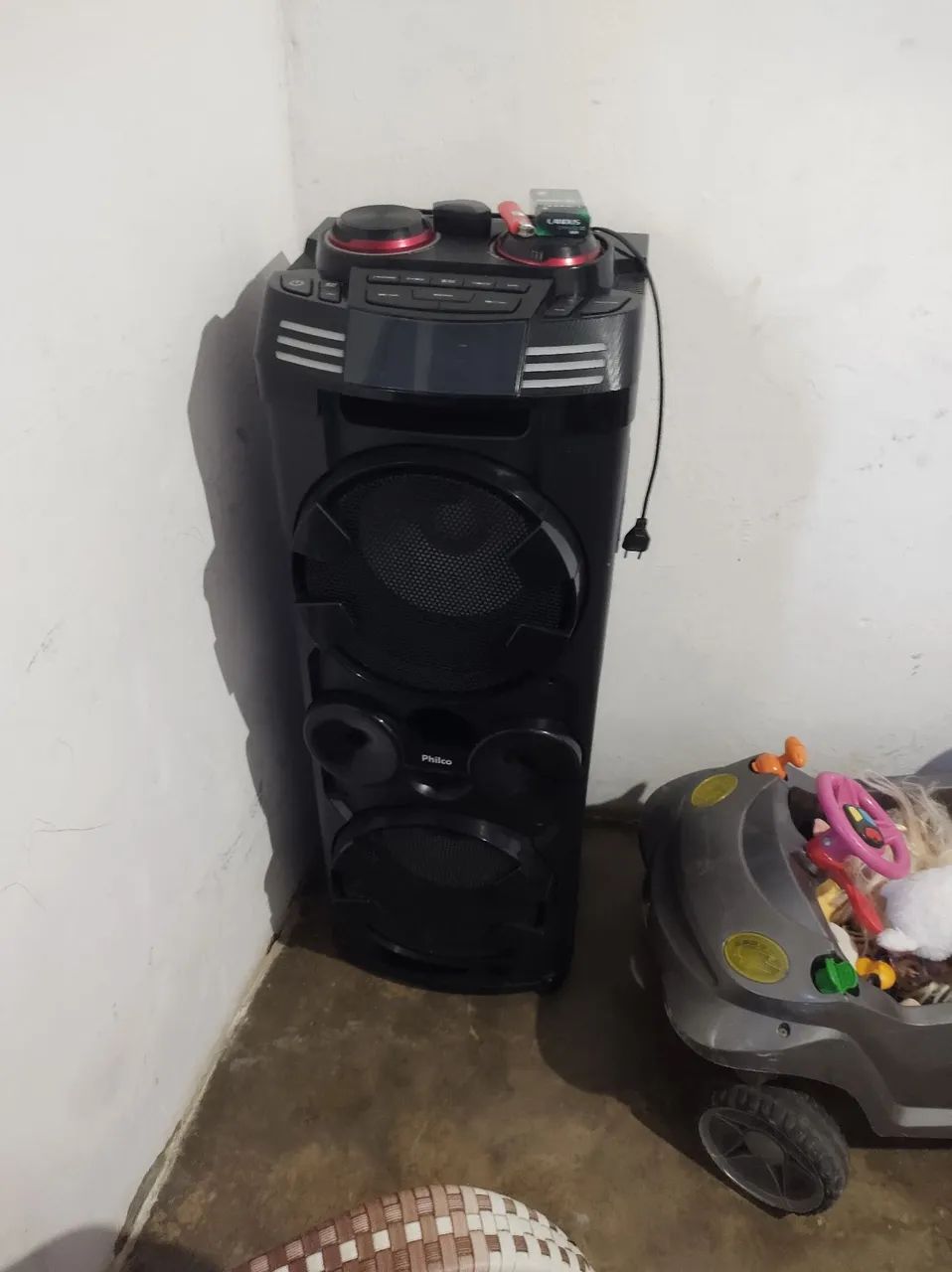 Vender  um. Som.