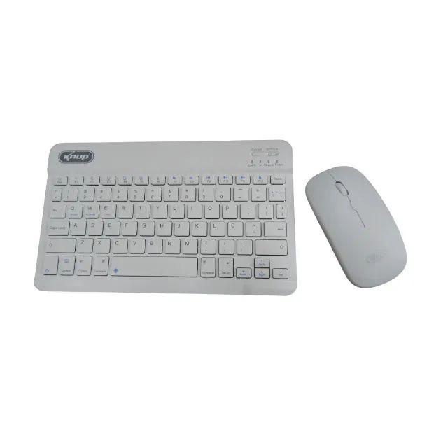 Kit Teclado E Mouse Bluetooth Sem Fio knup  - Foto 2