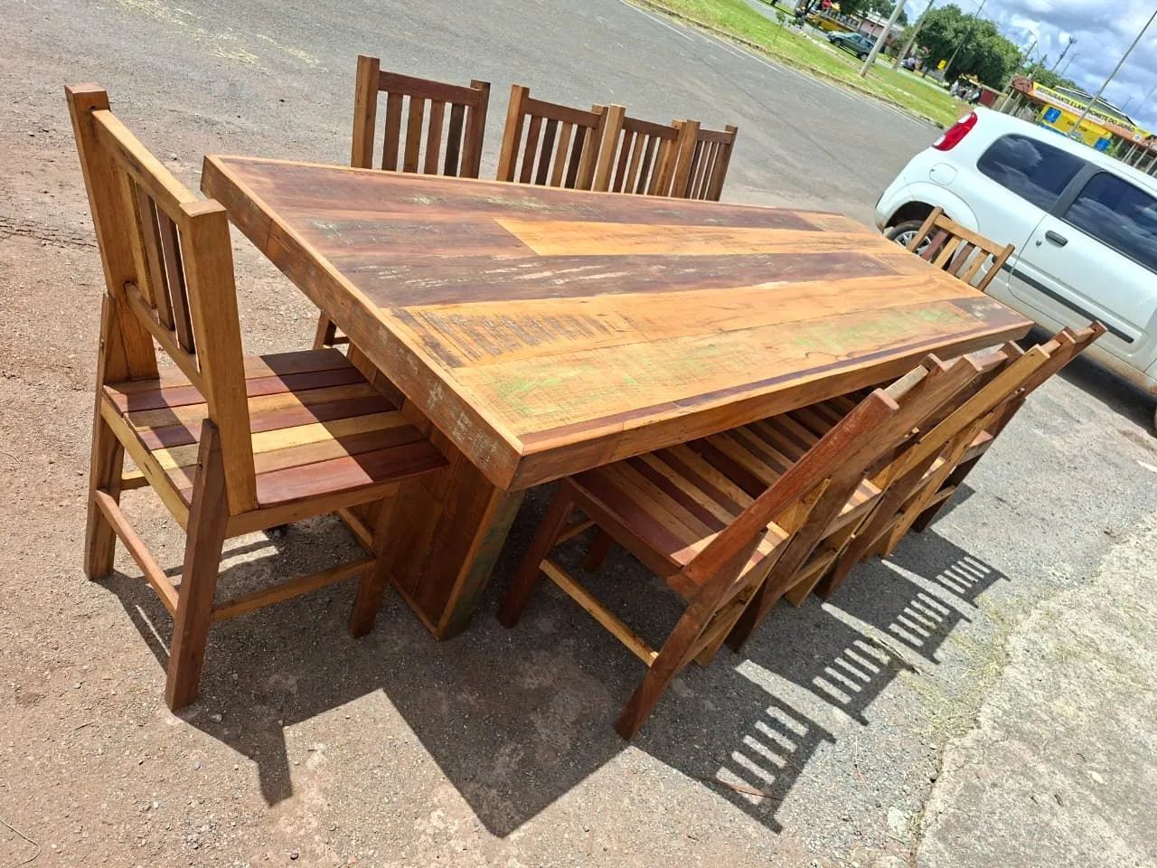 Mesa com 10 cadeiras  - Foto 4