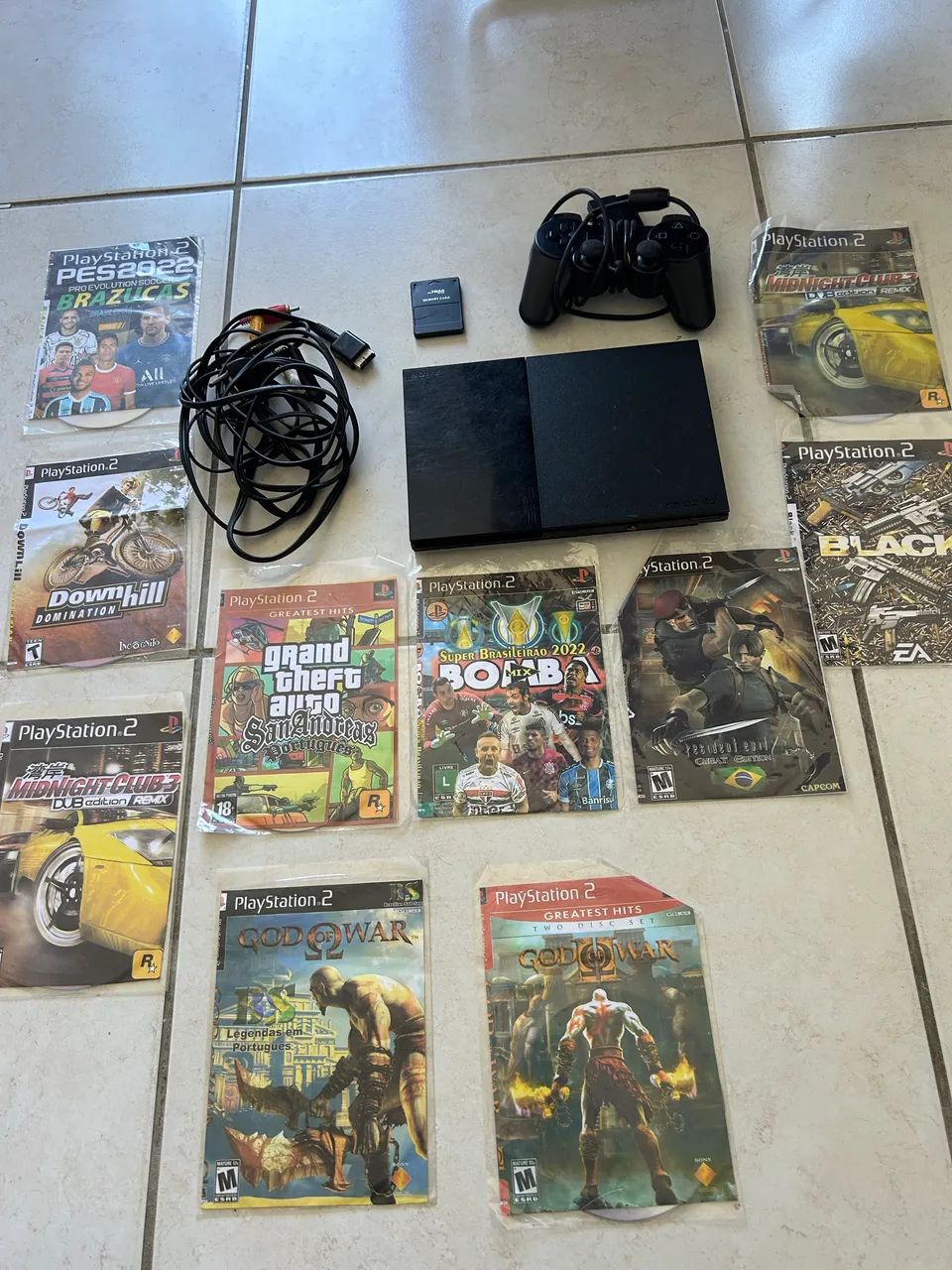 Ps2 quebrado + jogos
