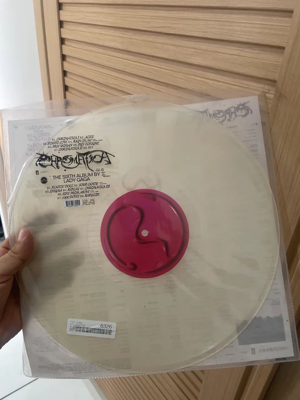 Lp vinil Lady Gaga Clear Chromatica 