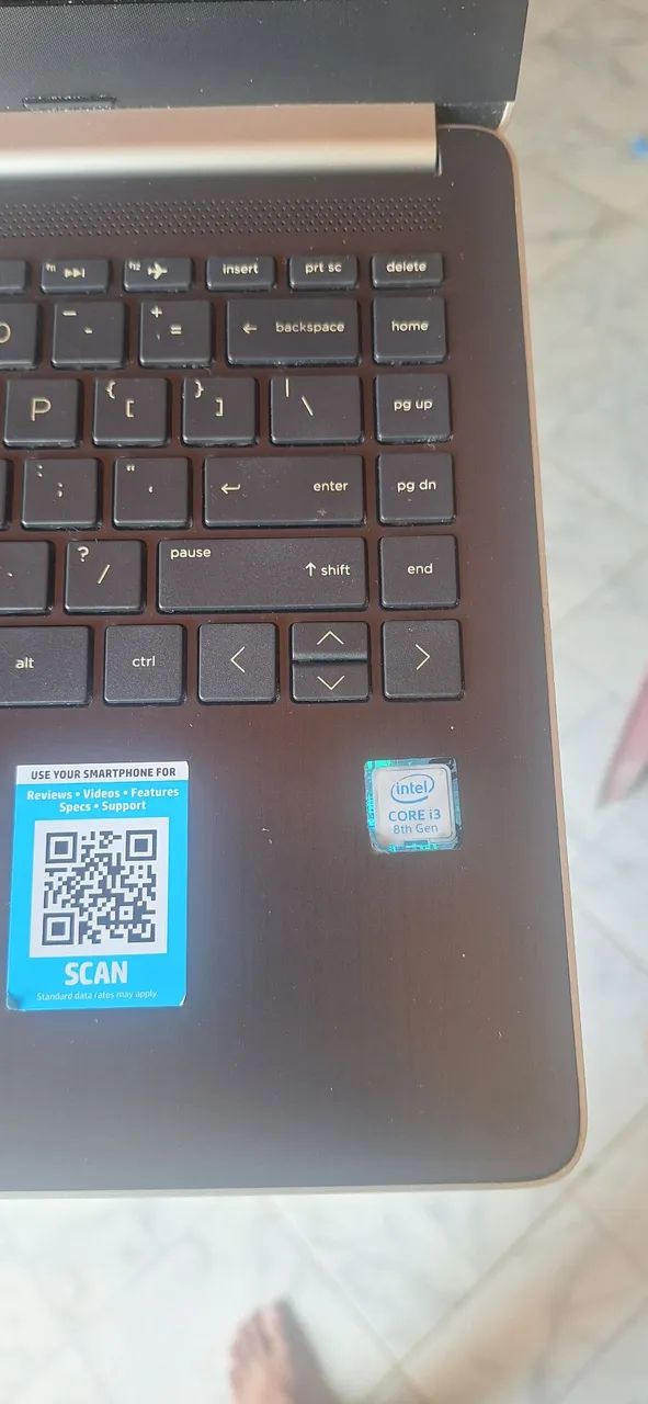 Notebook hp i3 sexta geração ssd 256 gb (g/intel) - Foto 2