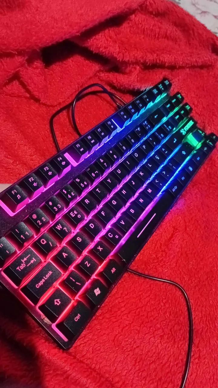 Teclado 80% e MousePad - Foto 2