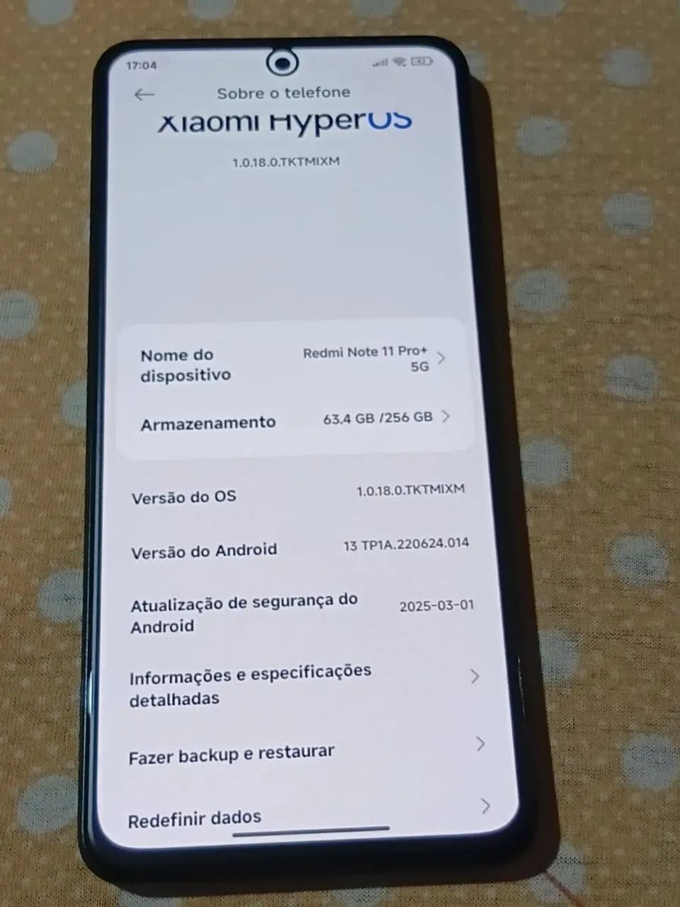 Xiaomi Note 11 Pro Plus 5G 256GB 12Ram troca ou venda Anápolis  - Foto 2