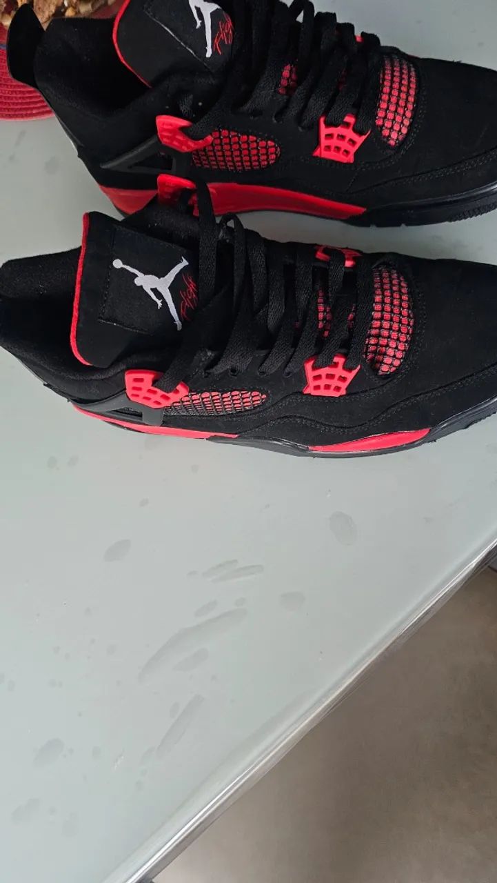 Tênis air Jordan 4 Red thunder - Foto 2