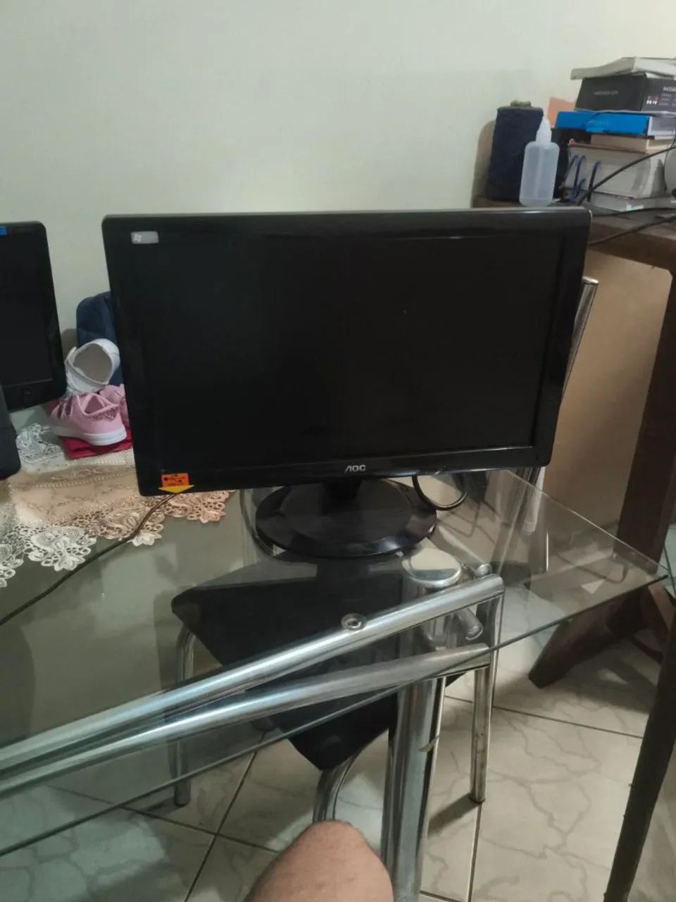 Monitor AOC LCD 19 Polegadas - Conservado - R$ 150 - Foto 5
