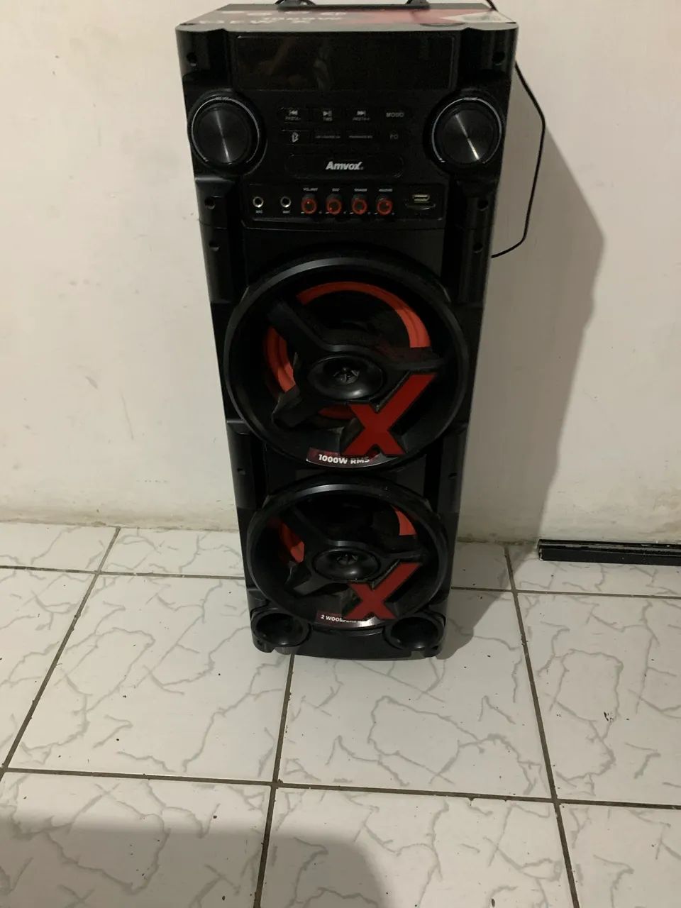Caixa de som amvox 1000w
