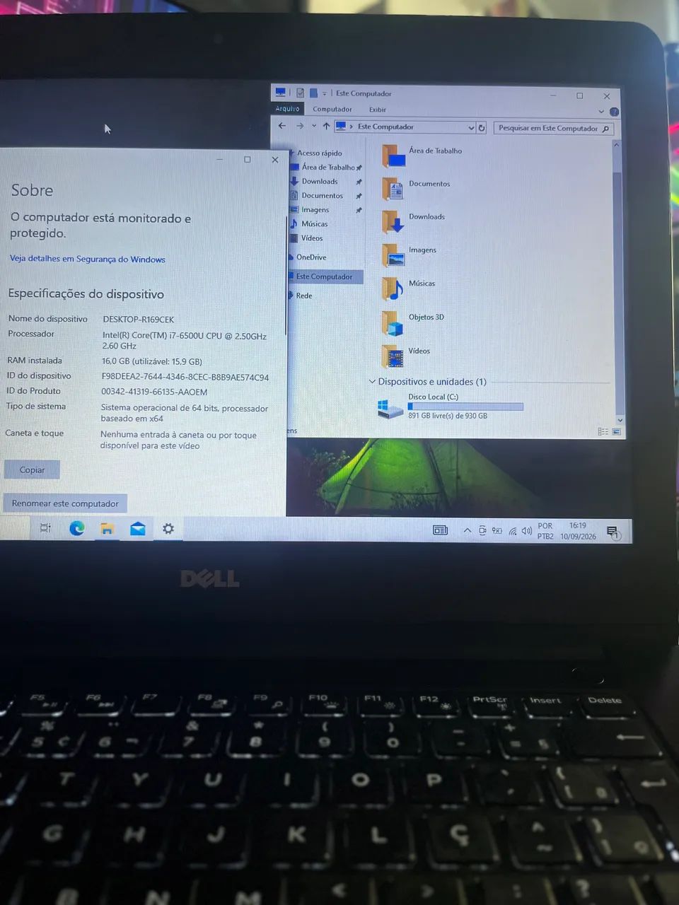 Notebook Gamer Dell Core i7 16GB RAM 1000GB Placa de vídeo GeForce 4GB - Foto 4