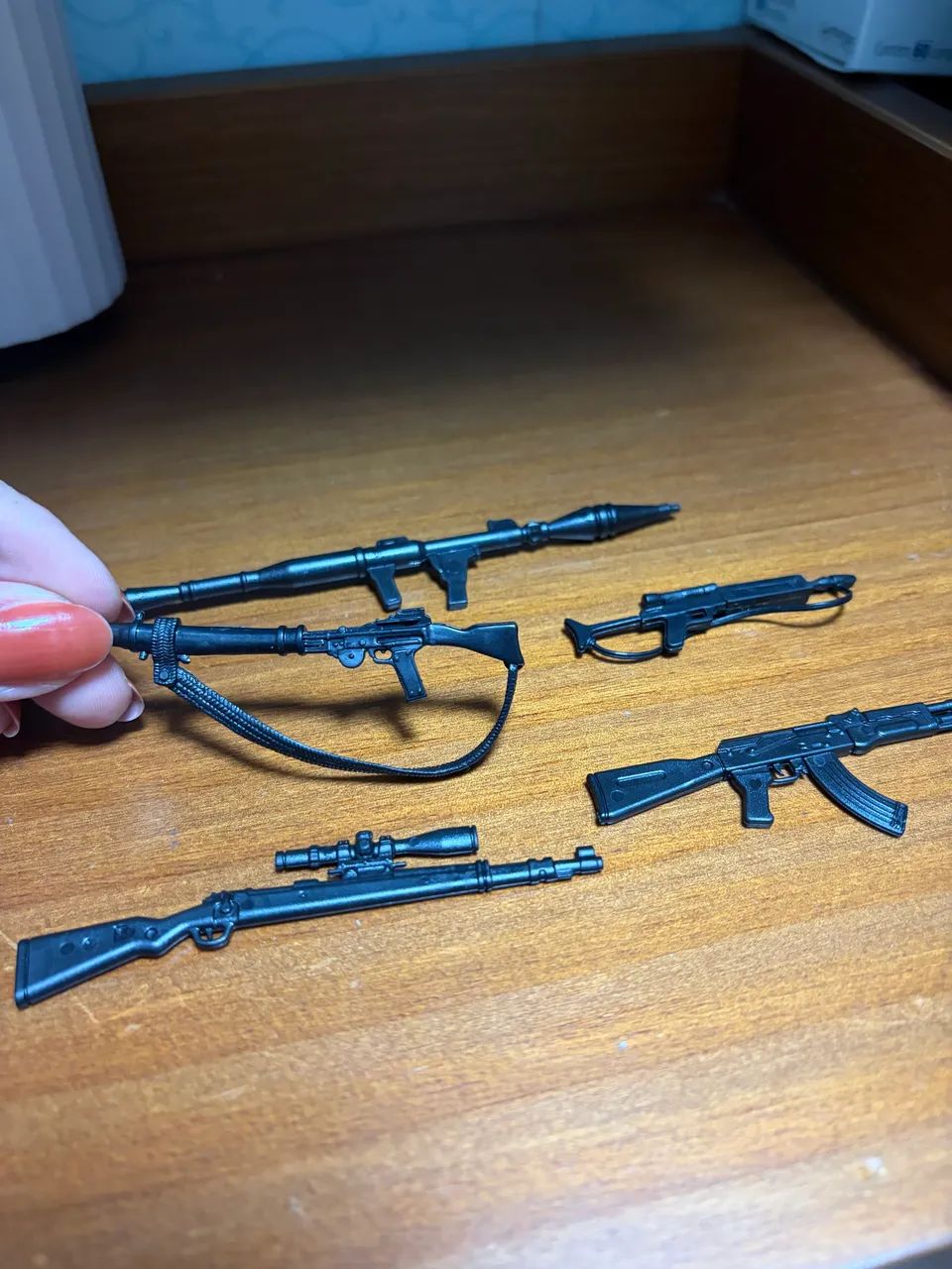 Lote de mini arminhas para action figure