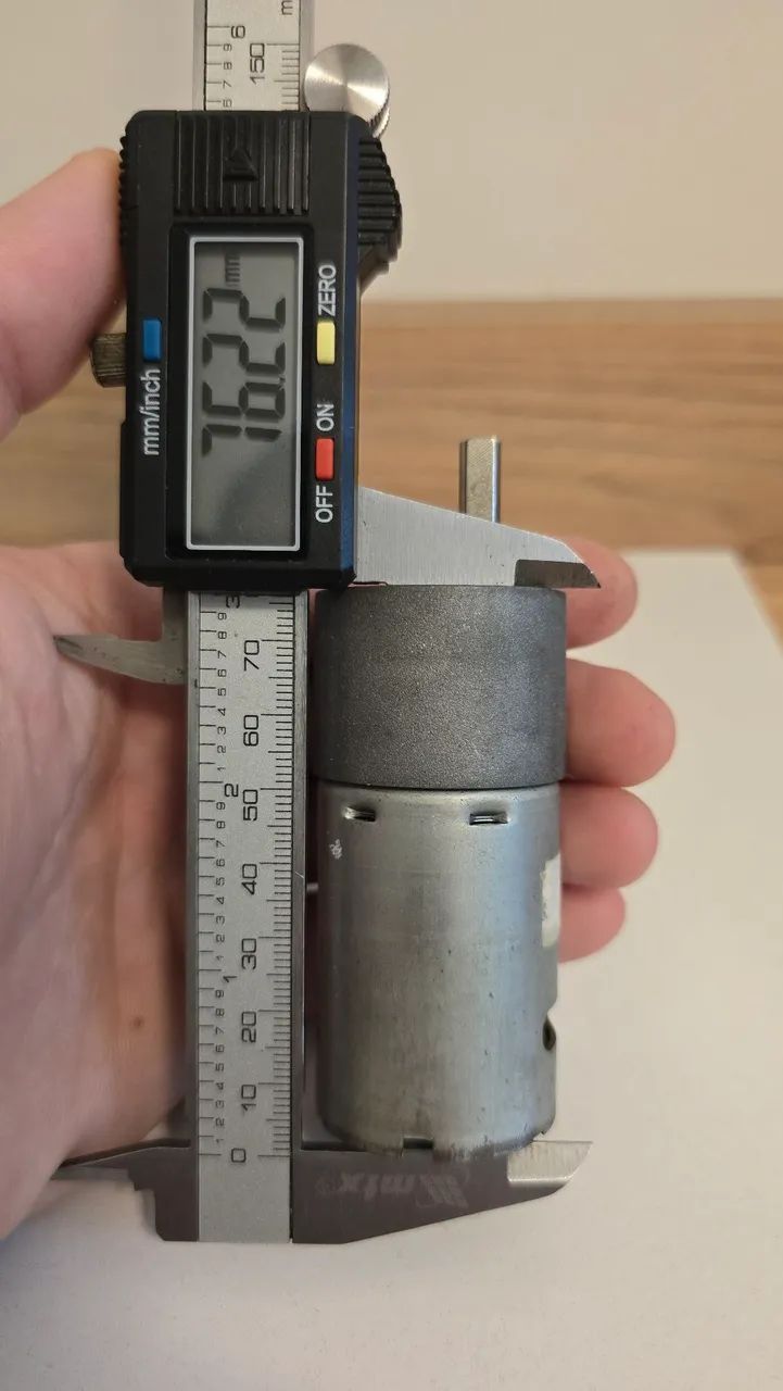 Motor DC com Caixa de Redução - 12V