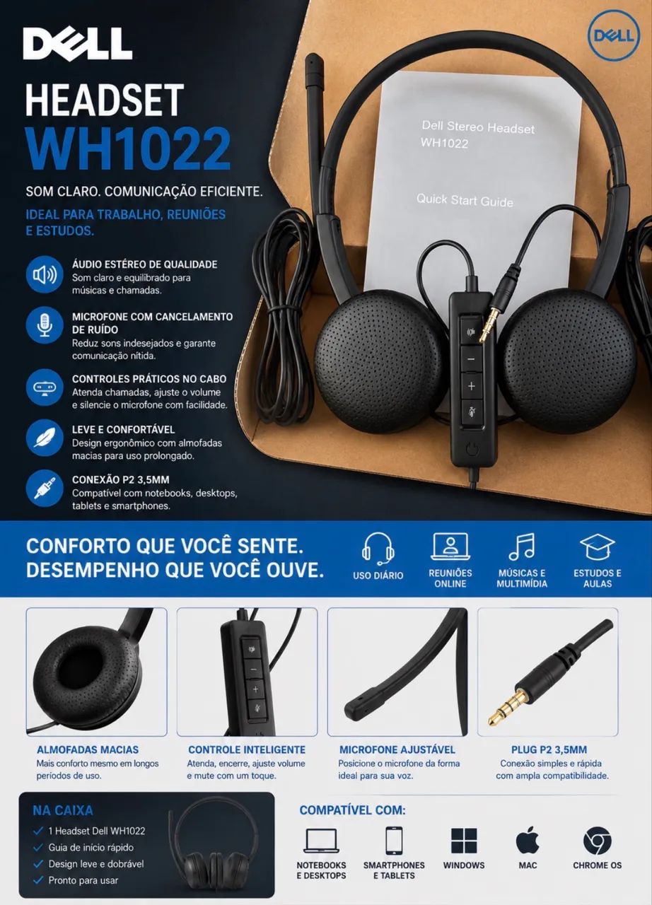 Headset Dell WH1022 - Foto 4