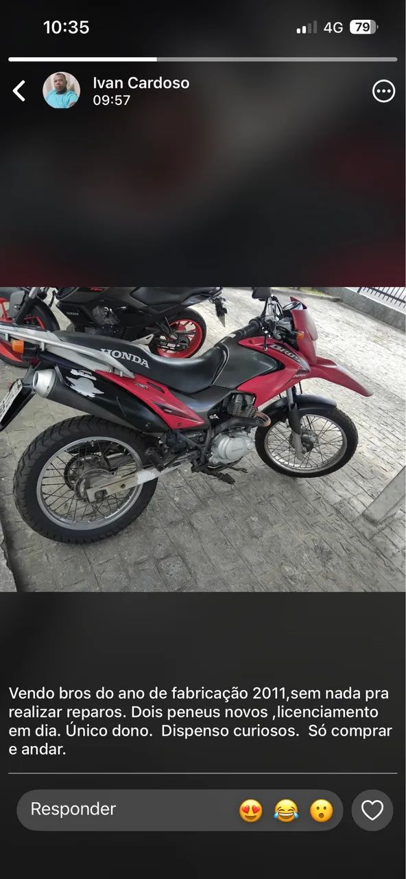Bros 150 conservada 