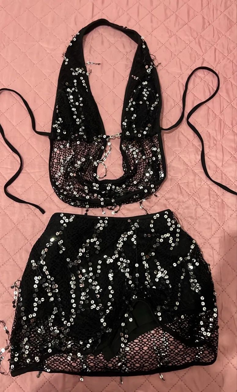 conjunto festa paetê shein  - Foto 2