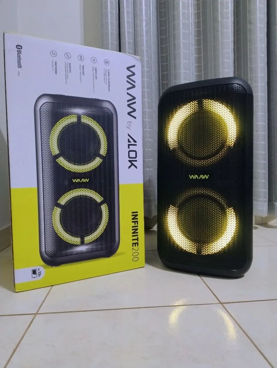 Caixa Alok infinity 200 zerada !!