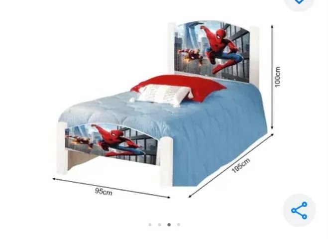 Cama Infantil Homem-Aranha em Ótimo Estado - Linda e Conservada - Foto 2