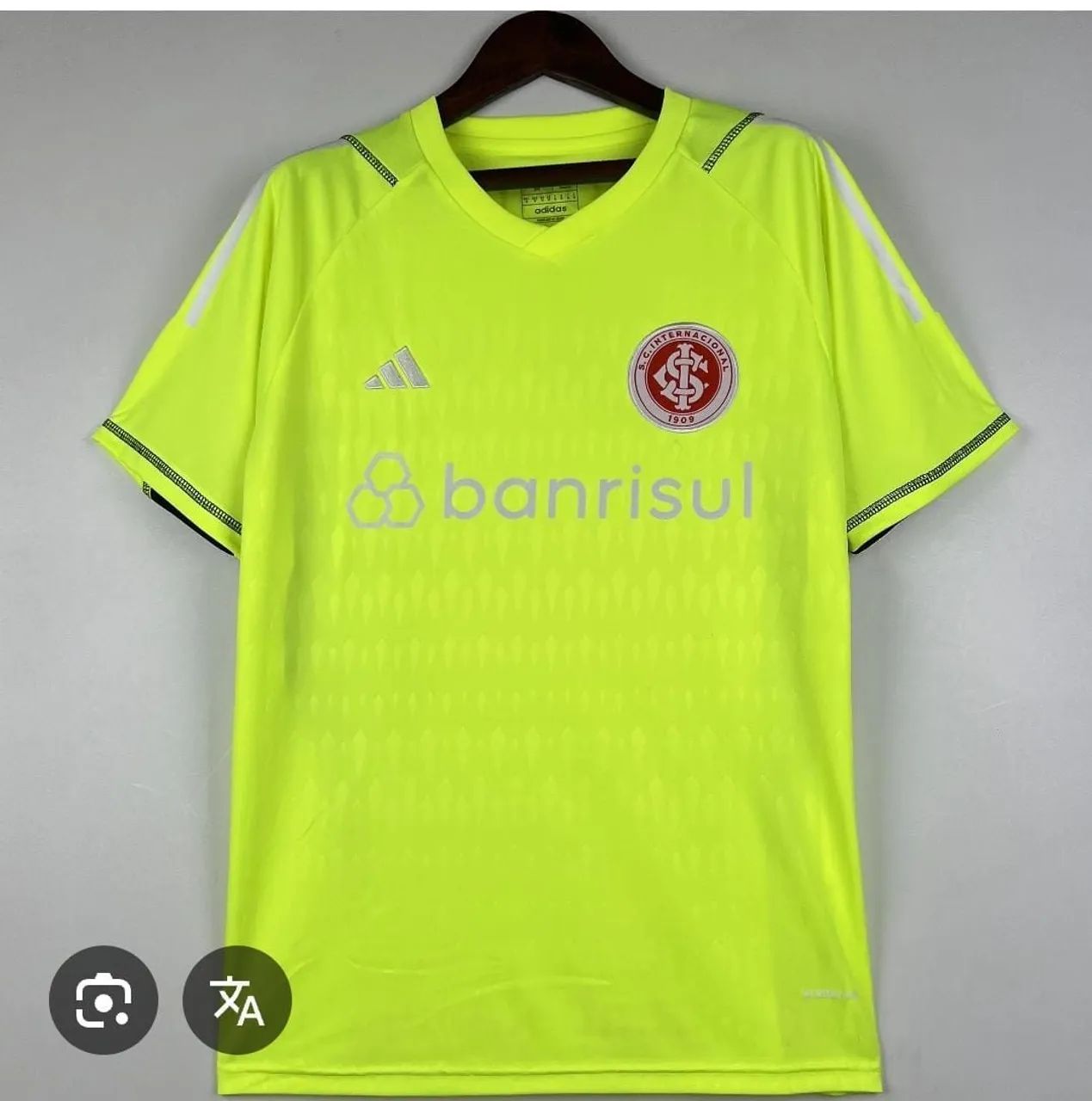 Camisa do Internacional Goleiro Amarelo Neon 