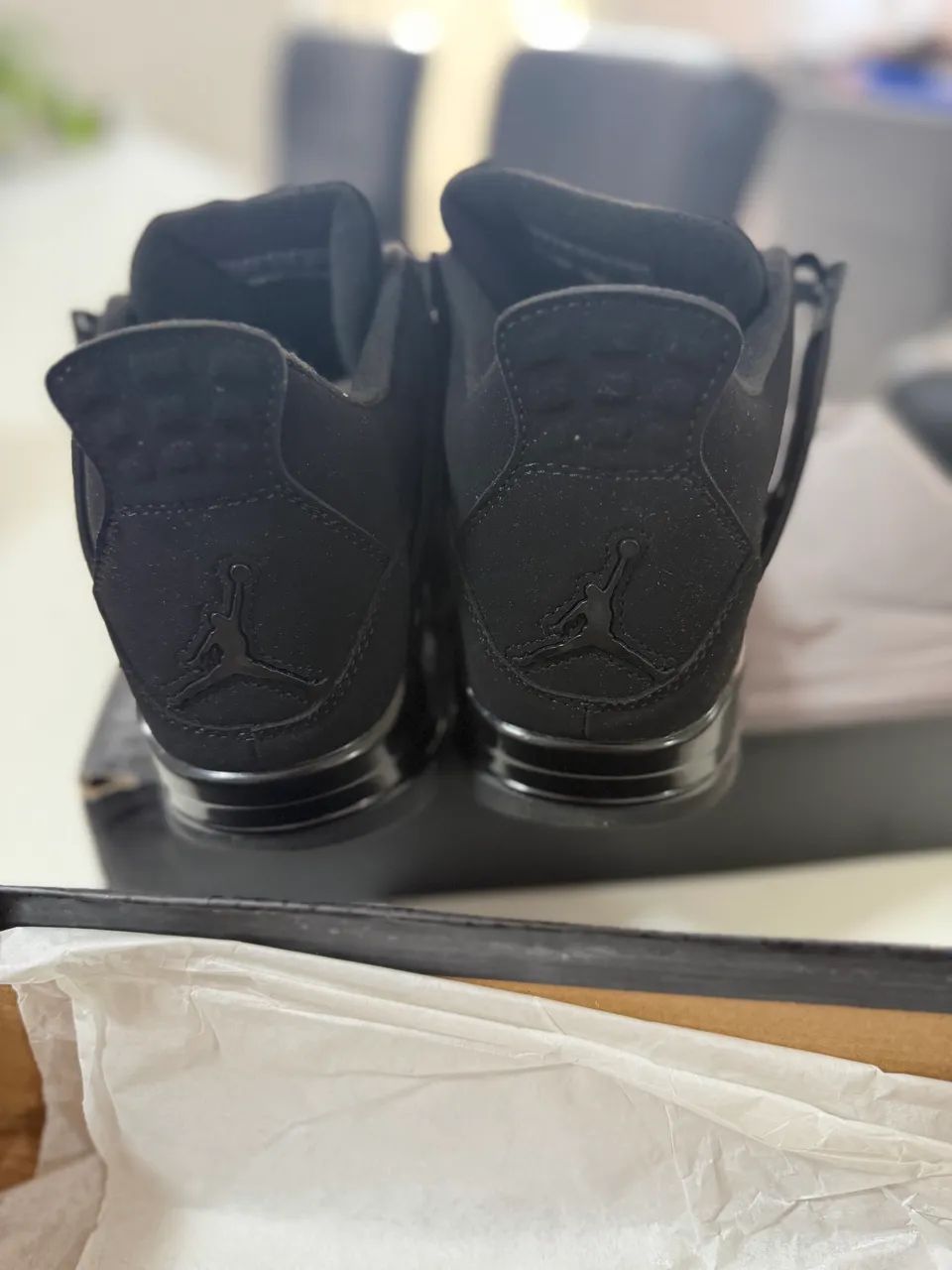 Air Jordan 4 Preto - Foto 3