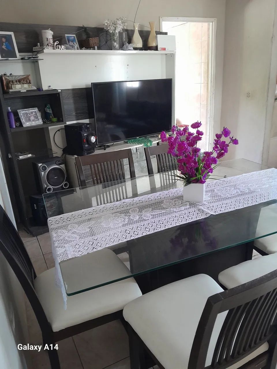 Mesa de vidro + 6 cadeiras - Foto 3