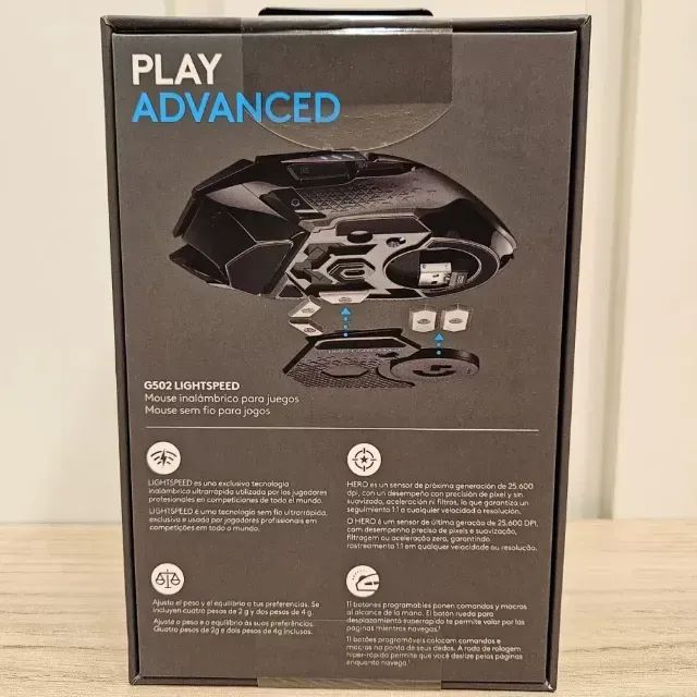 Mouse Gamer Sem Fio Logitech G502 LightSpeed - Foto 3