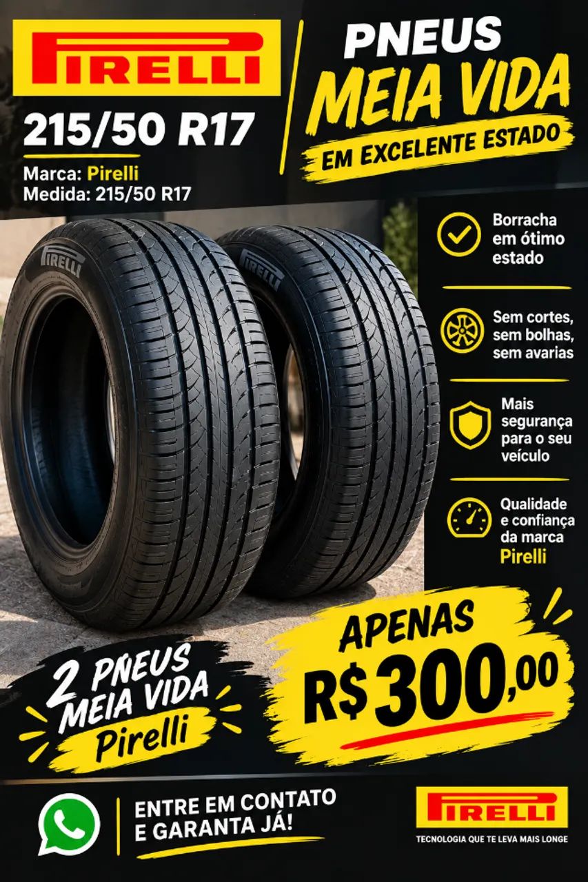 Pneus Meia Vida Pirelli