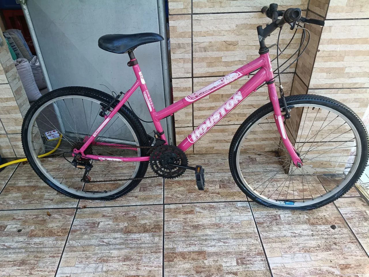 Bicicleta 21 marchas Houston rosa