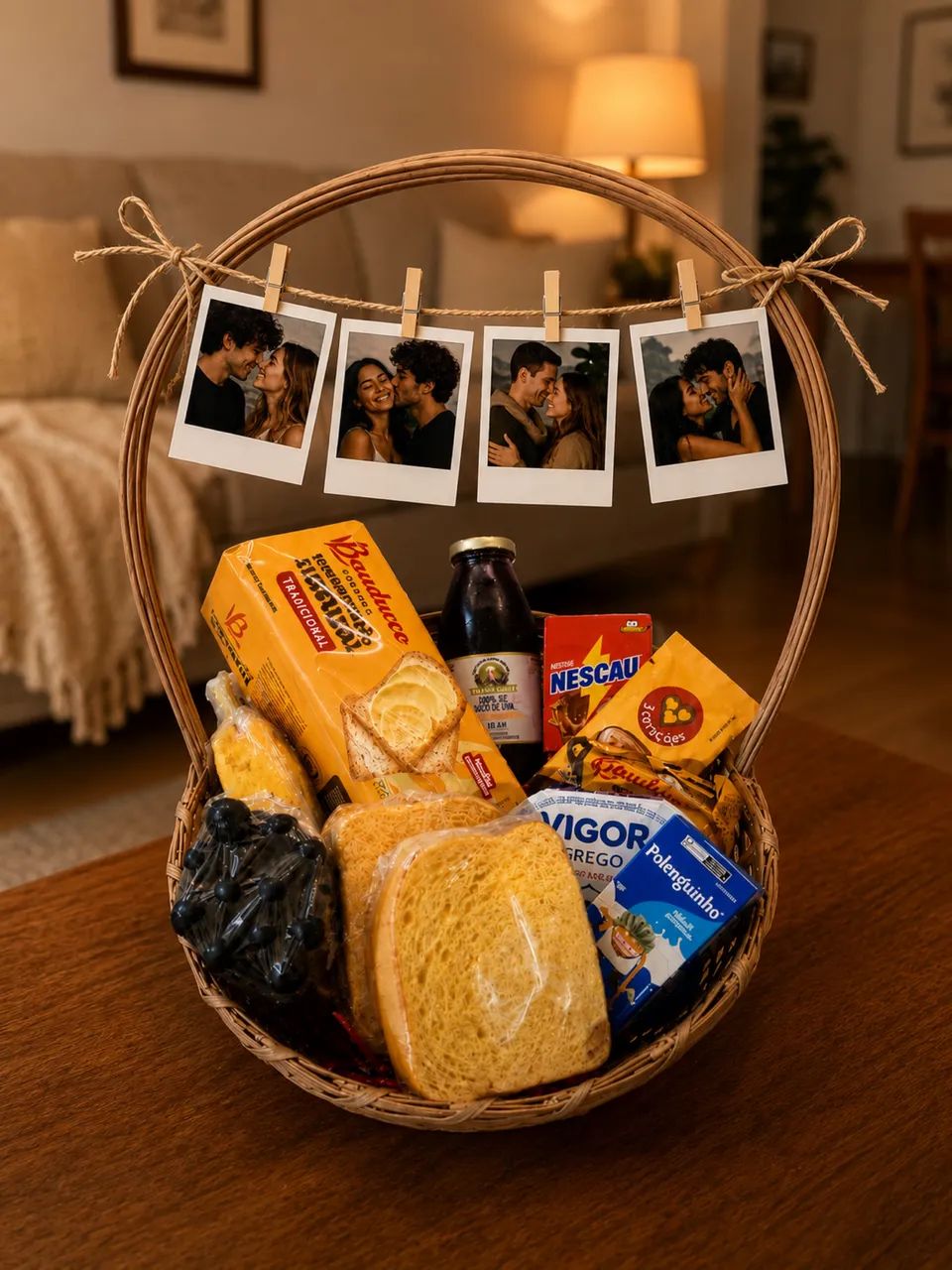 Cesta de presente | Café da manhã, chocolate e kits de presente 