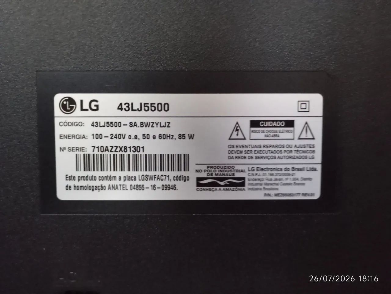 Tv LG 43 polegadas  - Foto 3