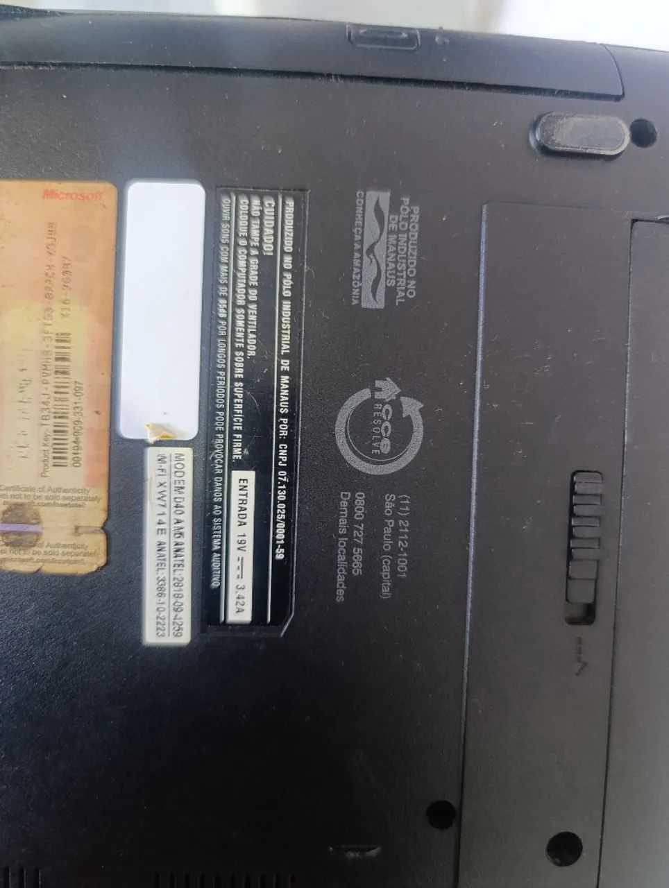 Notebook CCE wi para retirada de peças  - Foto 3
