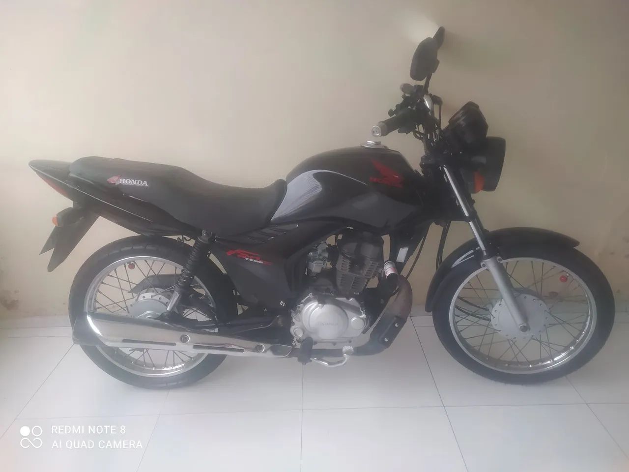 Fan 125 com partida