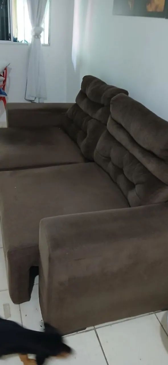 Vendo sofá retrátil 3 lugares - Foto 2